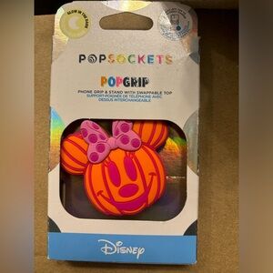 New Minnie Pumpkin Popsockets- Glow in dark